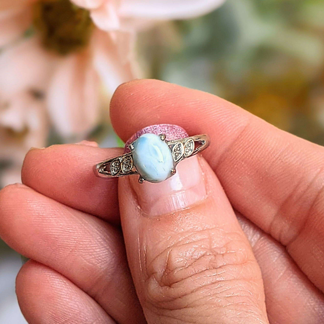 Dominican Larimar Ring - Size 7