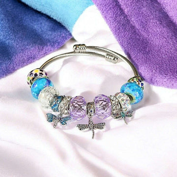 Dragonfly Euro Cuff Wrap Bracelet