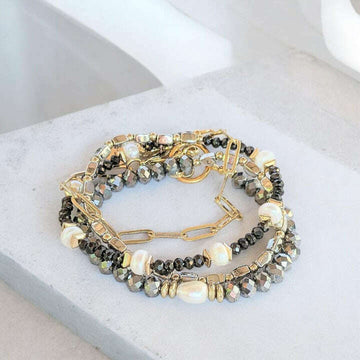 Elegant Energy Crystal Endless wrap bracelet