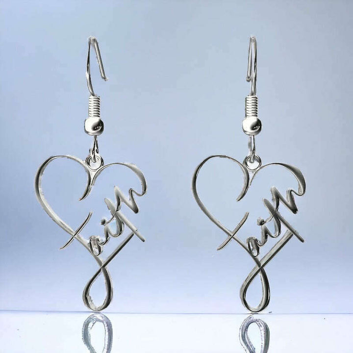Faith Necklace/ Earring/Bracelet Set, 20 inch