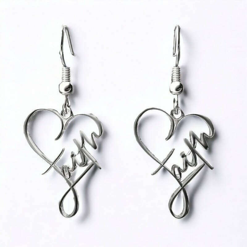 Faith Necklace/ Earring/Bracelet Set, 20 inch