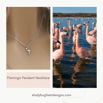 Flamingo Pendant Necklace