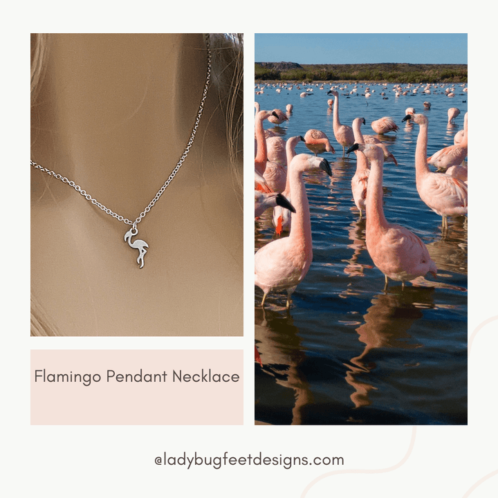 Flamingo Pendant Necklace