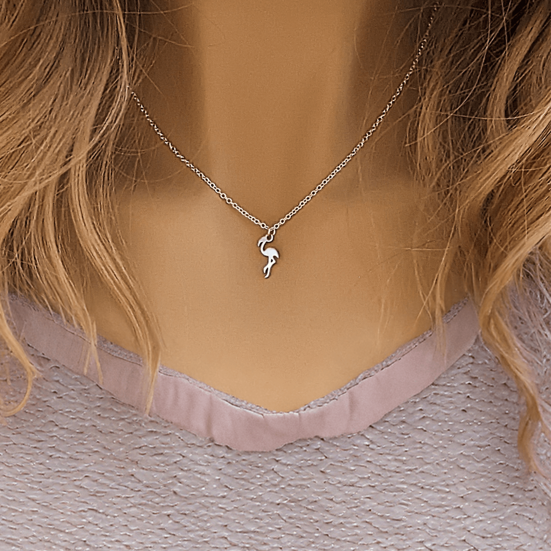 Flamingo Pendant Necklace