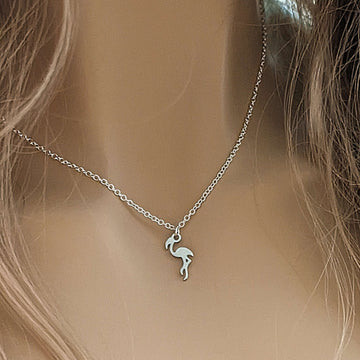 Flamingo Pendant Necklace