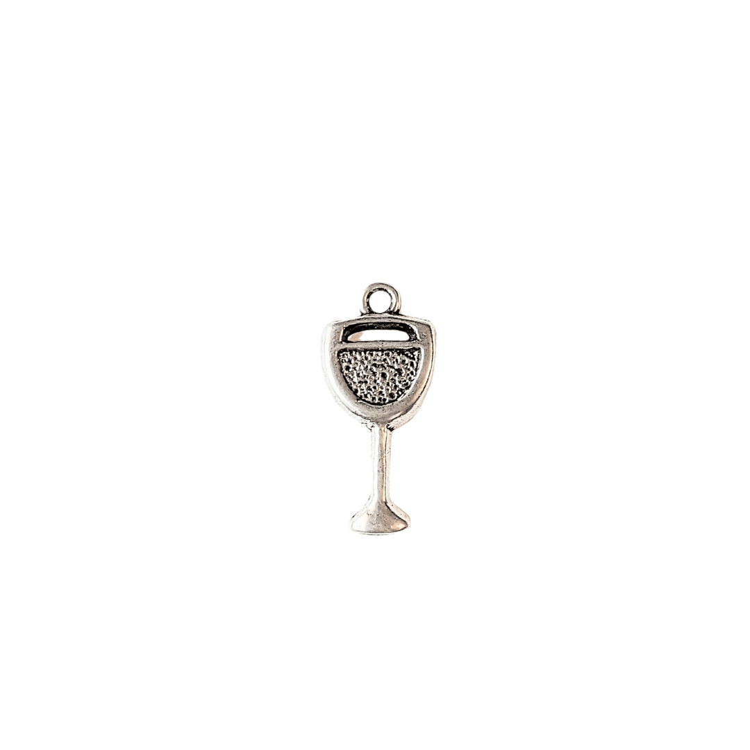 Glass of Wine Charm Pendant