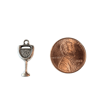 Glass of Wine Charm Pendant