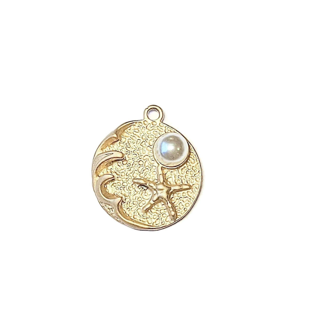 Gold Beach Charm Bracelet