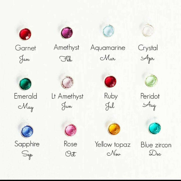 Gold Expandable Initial & Birthstone Charm Ring,Gift for her