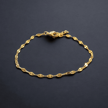 Gold Sparkle Chain Bracelet