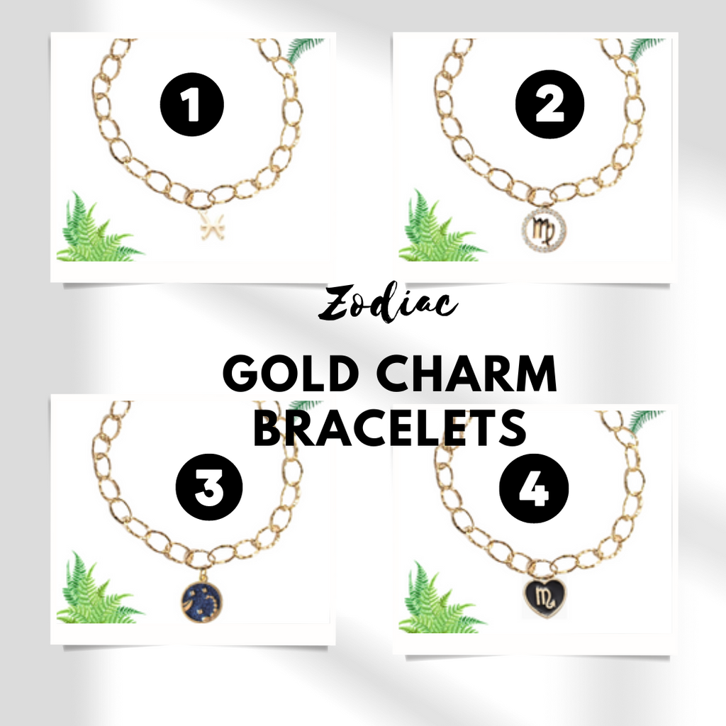 Gold Zodiac Charm bracelet