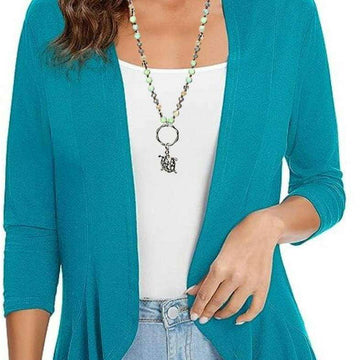 Sea Turtle Semi-Precious Gemstone Necklace - 36 inch