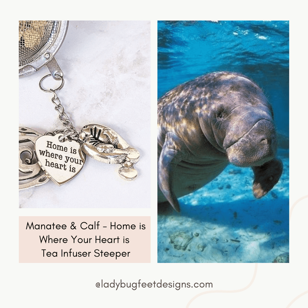 Manatee & Calf - Home is where your Heart is Tea Infuser Steeper