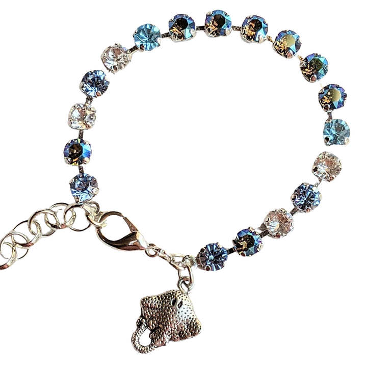 Manta Ray Faceted Crystal Bracelet