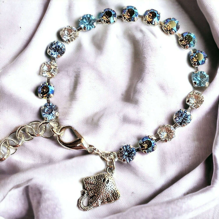 Manta Ray Faceted Crystal Bracelet
