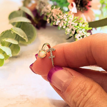 Opal Zodiac Sign Ring Sagittarius (November 22 – December 21)