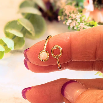 Opal Zodiac Sign Ring Cancer (June 21 – July 22)