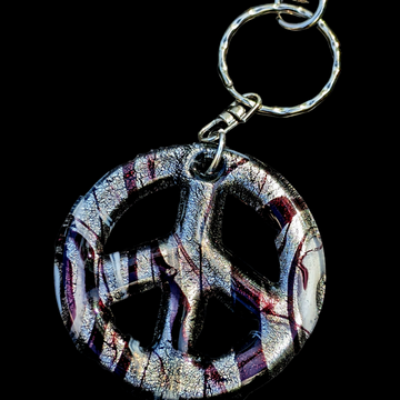 Peace Sign Keychain/Purse Clip