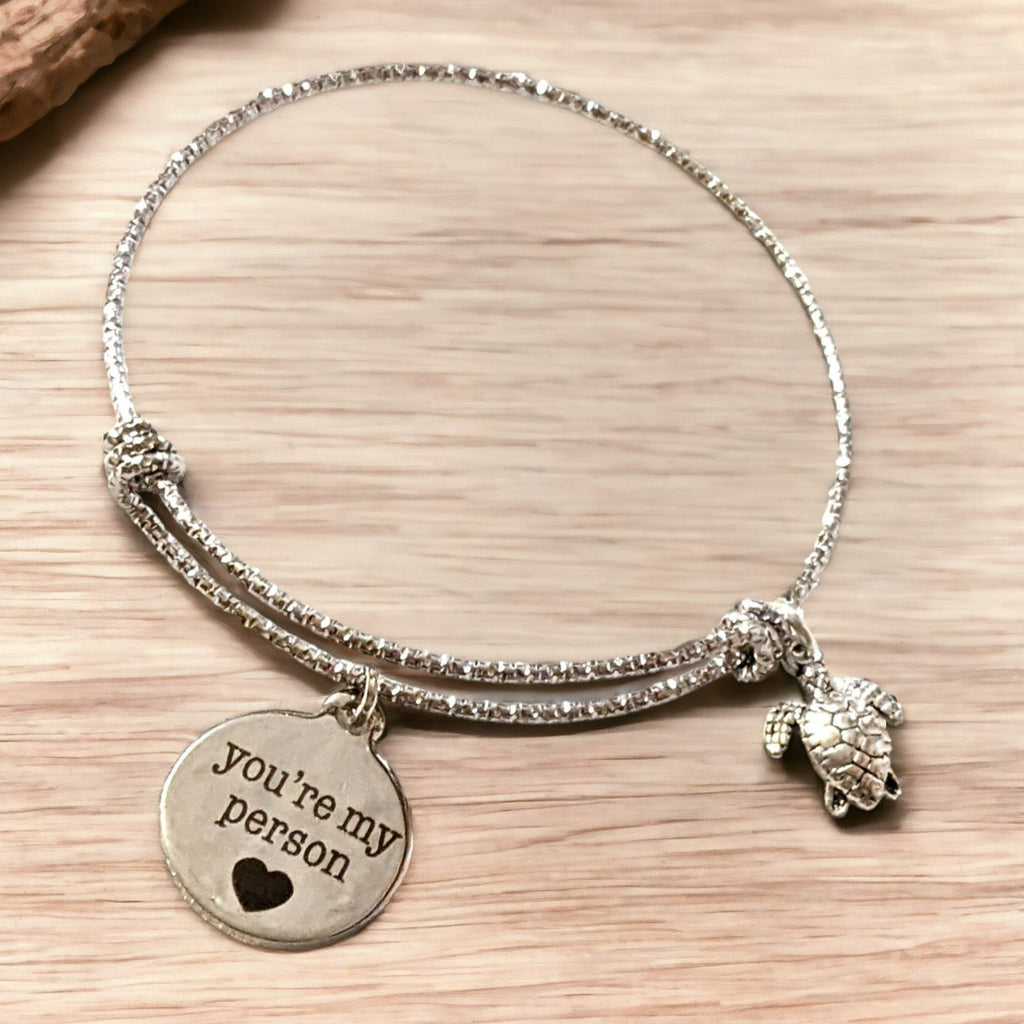 You're My Person- Stacking bangle
