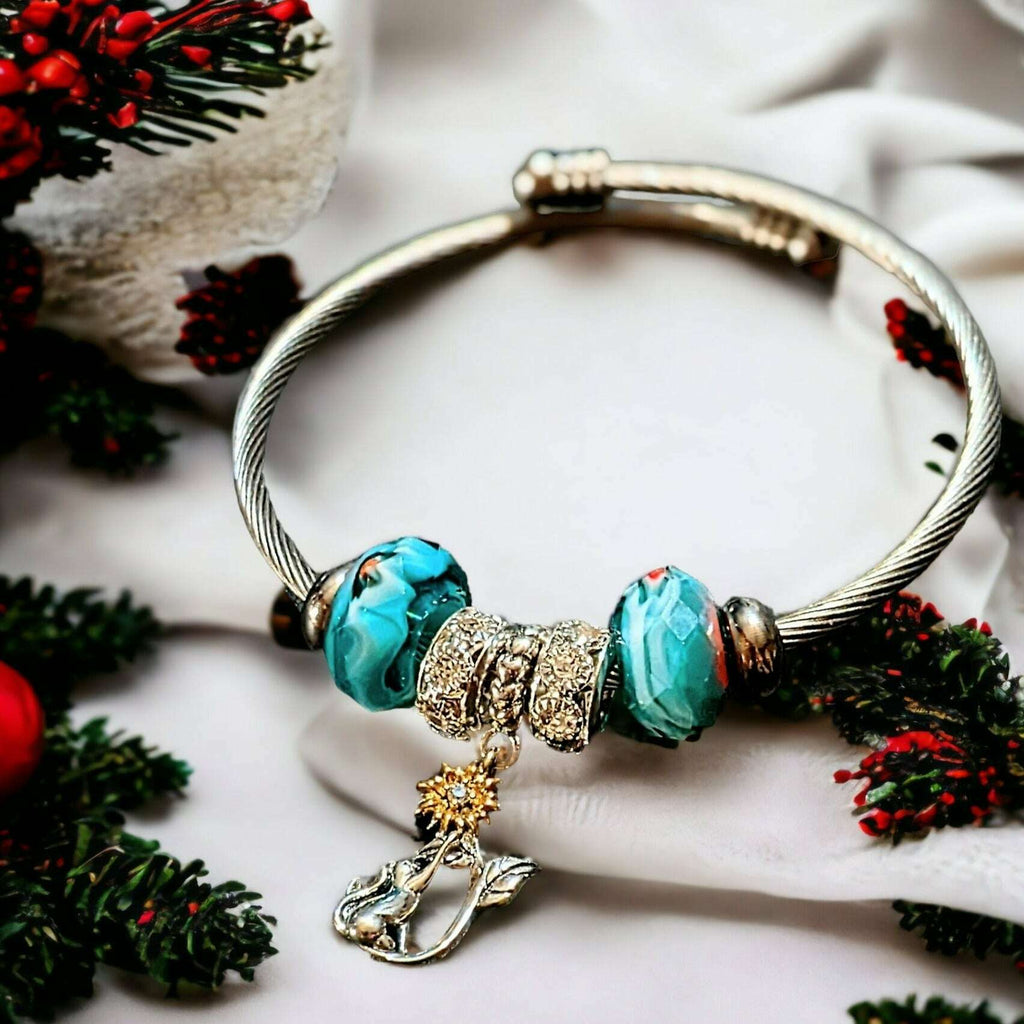 Playful Kitty Euro Cuff Wrap Bracelet