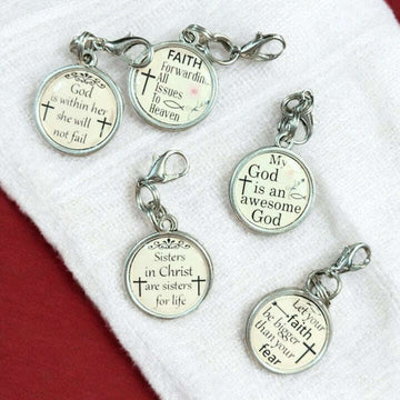 Religious Gift Charm Bookmark- Choose one Sisters in Christ
