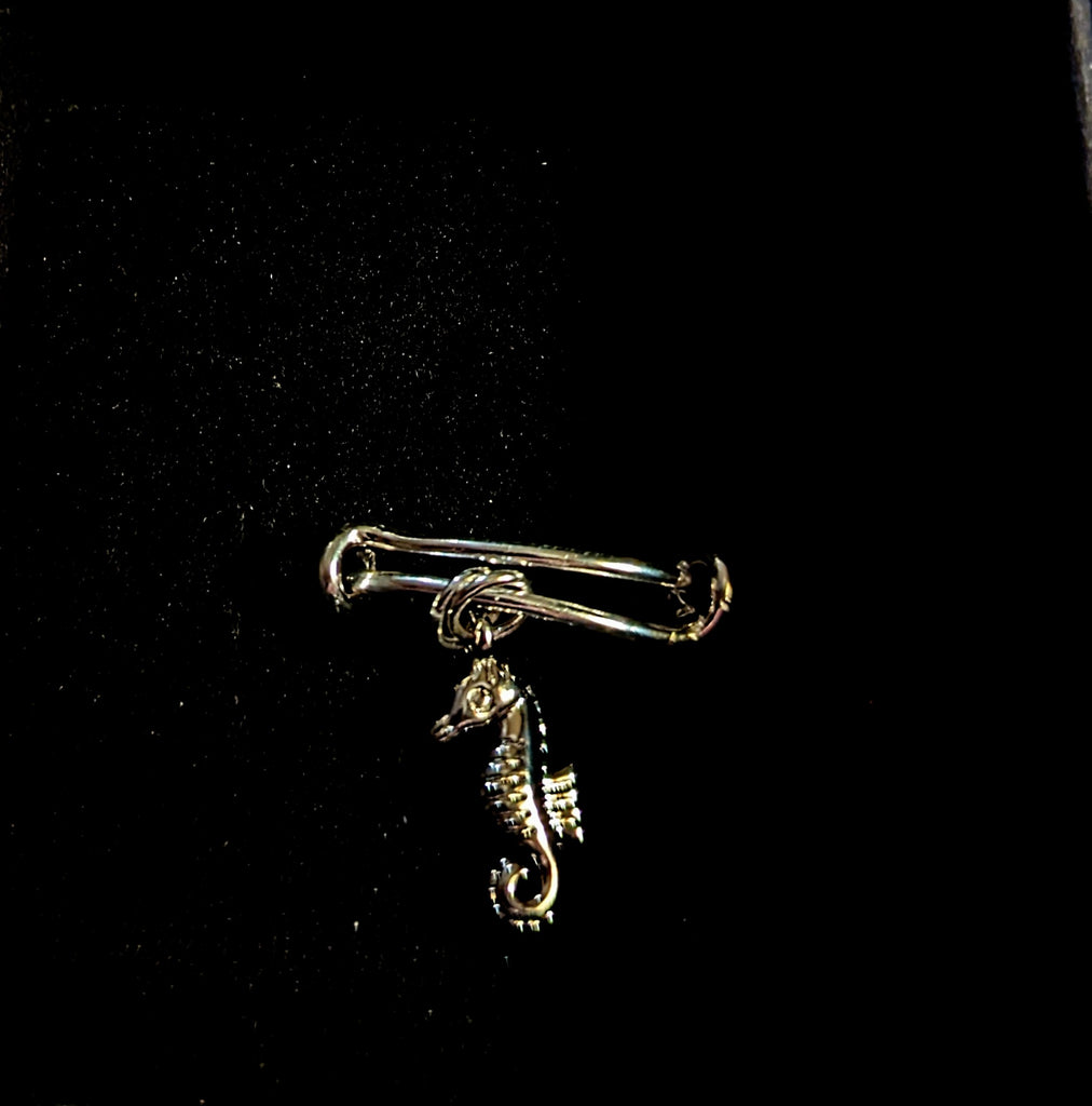 Seahorse Expandable Charm Ring - Silver