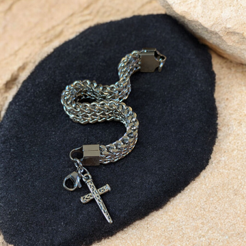 Men's Stainless Steel Cross bracelet II