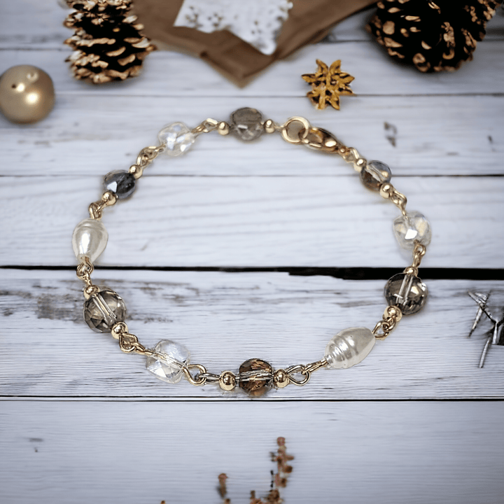 Romantic Crystal Pearl bracelet