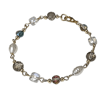 Romantic Crystal Pearl bracelet