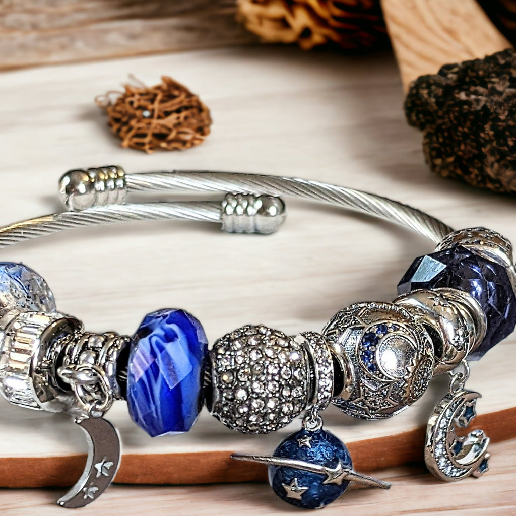 Celestial Euro Cuff Wrap Bracelet