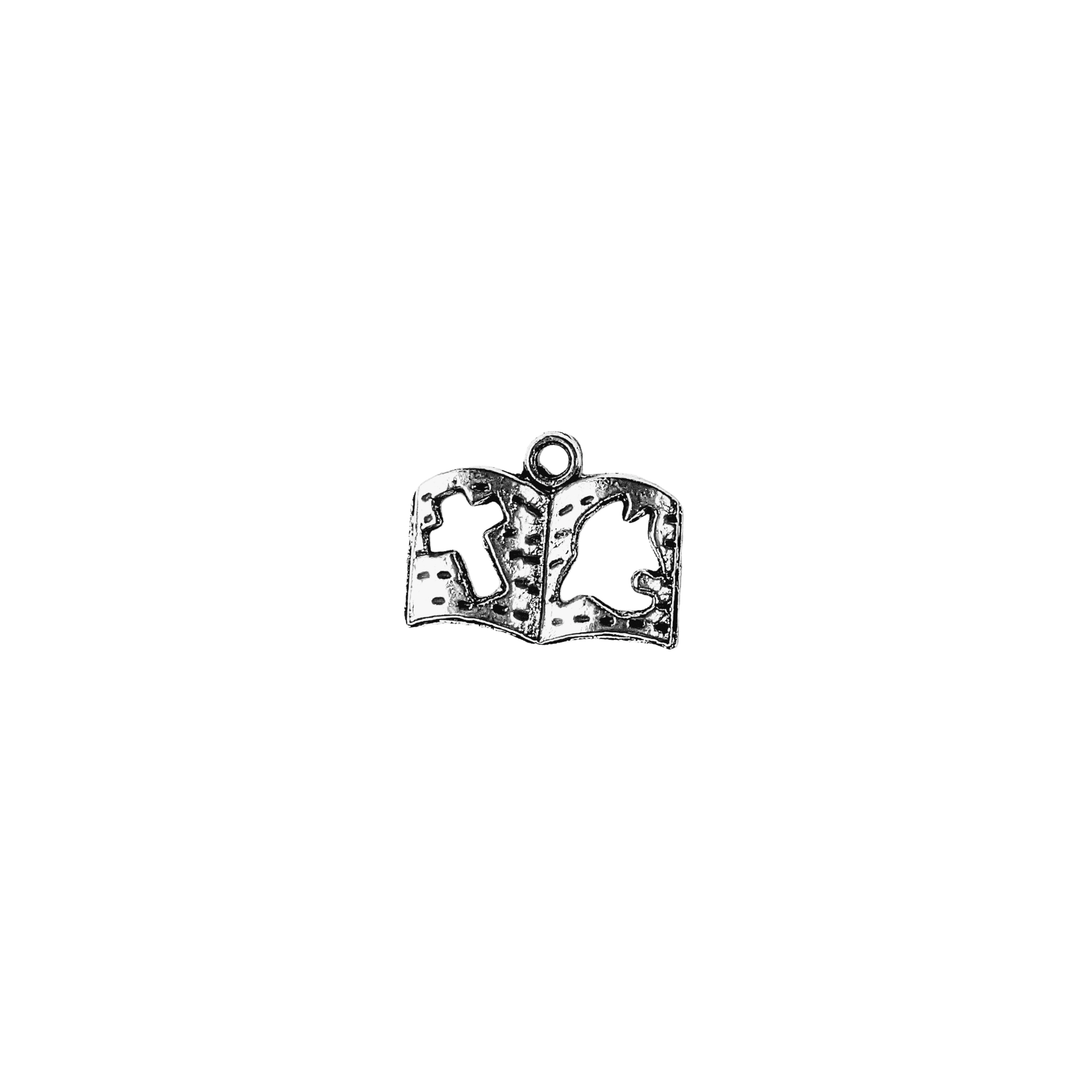 Silver Bible Charm