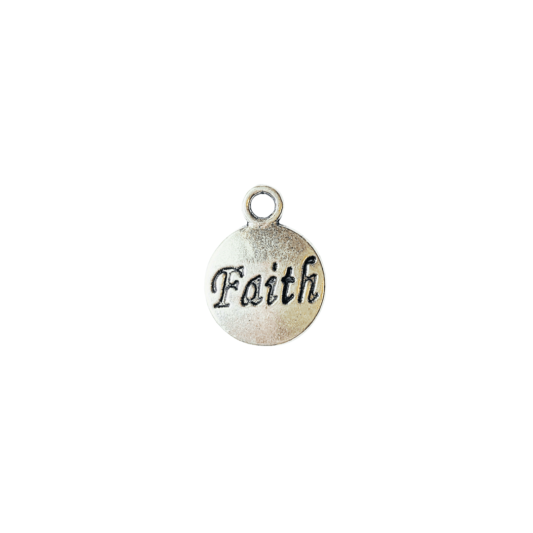 Silver Faith Charm