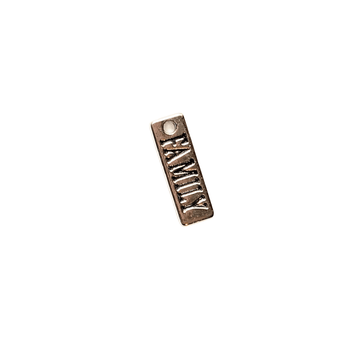 Silver Family Tag Charm