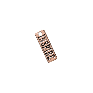 Silver Inspire Tag Charm