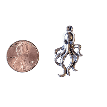 Silver Octopus Pendant