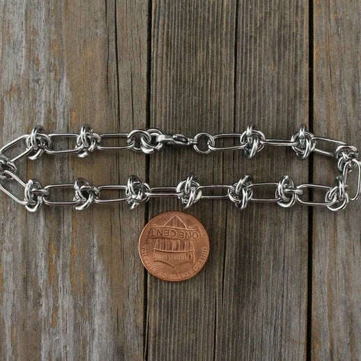 Silver Paperclip Barbed Wire Bracelet, Unisex
