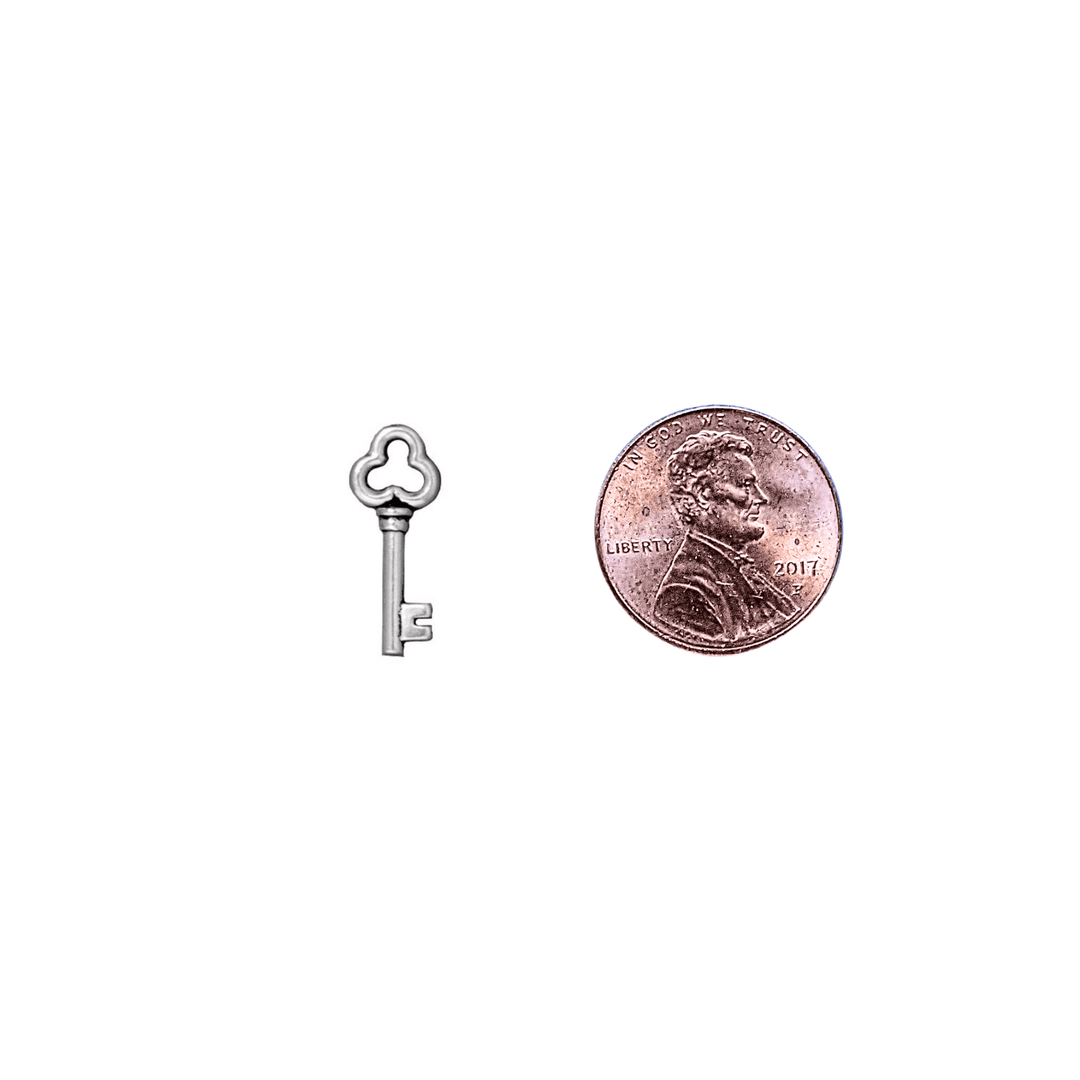 Silver Small TierraCast® Key Charm