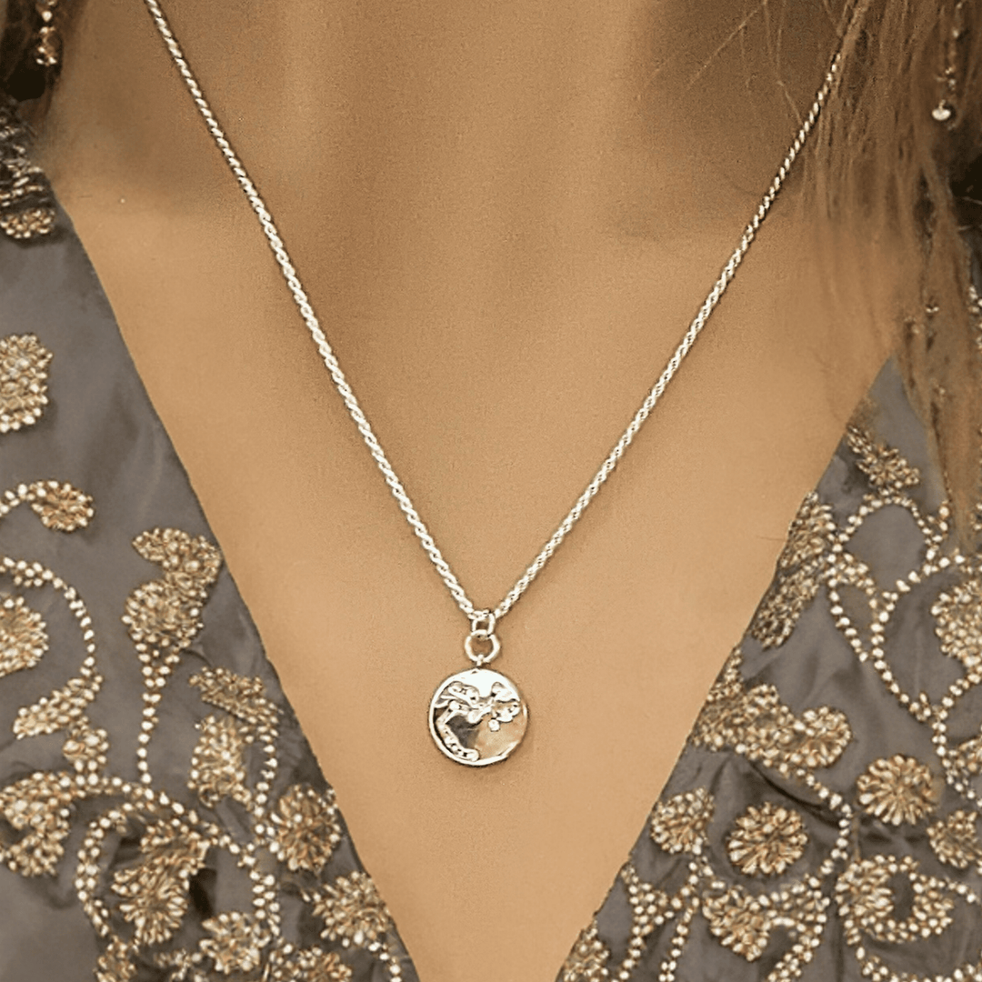 Silver Zodiac Constellation Necklace - 12-24 inch