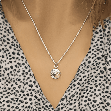 Silver Zodiac Constellation Necklace - 12-24 inch