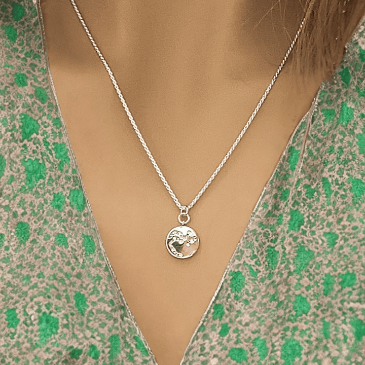 Silver Zodiac Constellation Necklace - 12-24 inch