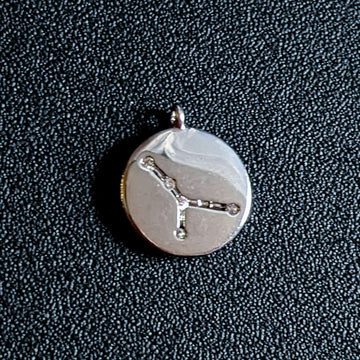 Silver Zodiac Constellation Necklace - 12-24 inch Cancer (June 21 – July 22)
