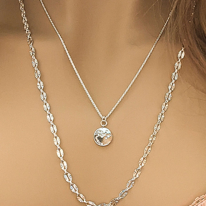 Silver Zodiac Constellation Necklace - 12-24 inch