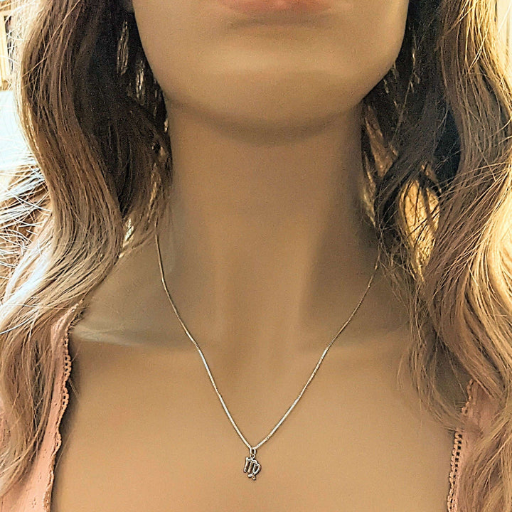Sterling Silver Zodiac Symbol Necklace - 12 - 24 inches