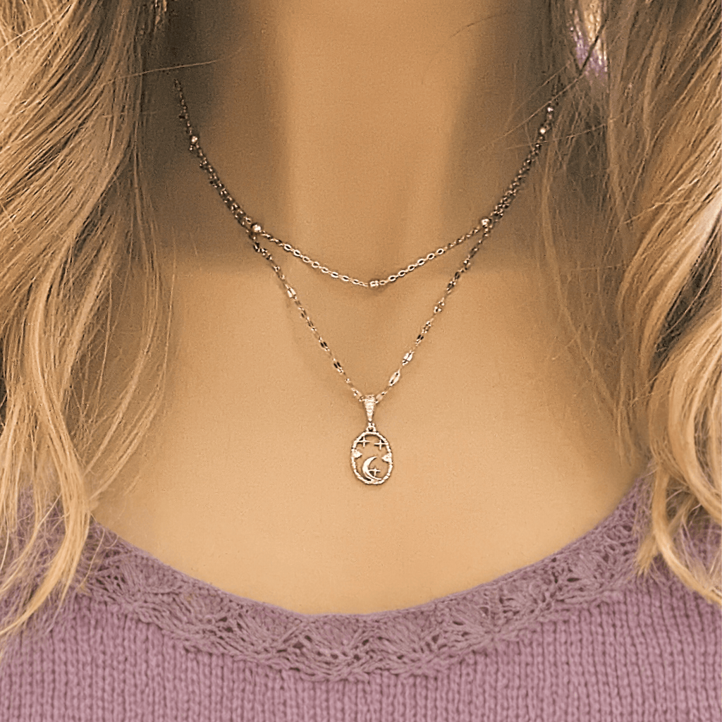 Sparkly Celestial Necklace Set