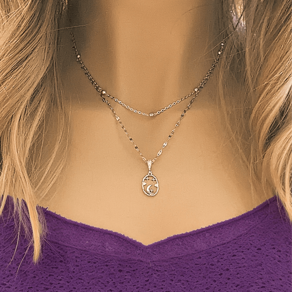 Sparkly Celestial Necklace Set