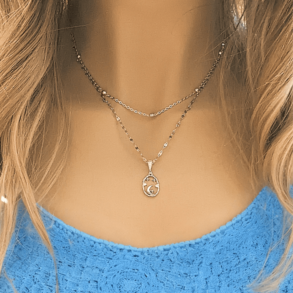 Sparkly Celestial Necklace Set