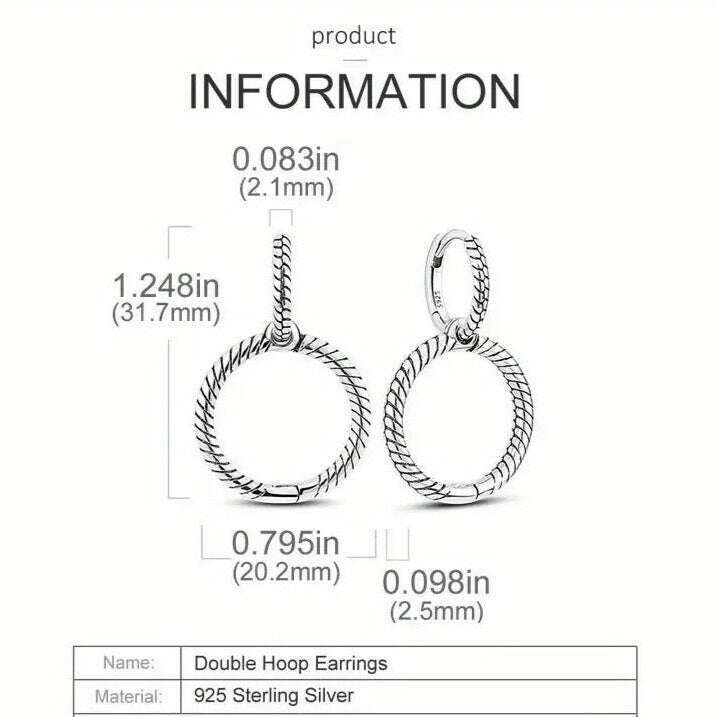 Sterling Double Hoop Tropical Fish Earrings, 3 in 1 Hoops