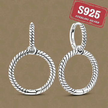 Sterling Double Hoop Tropical Fish Earrings, 3 in 1 Hoops