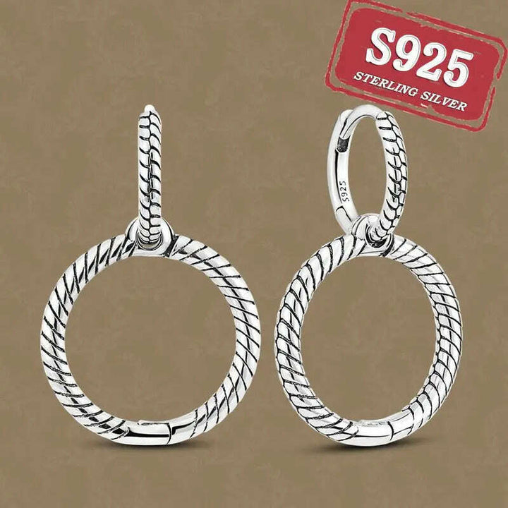 Sterling Double Hoop Tropical Fish Earrings, 3 in 1 Hoops
