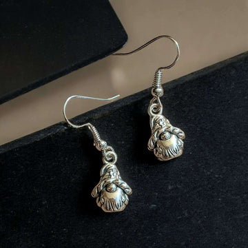 Sterling Silver Gnome hook earrings